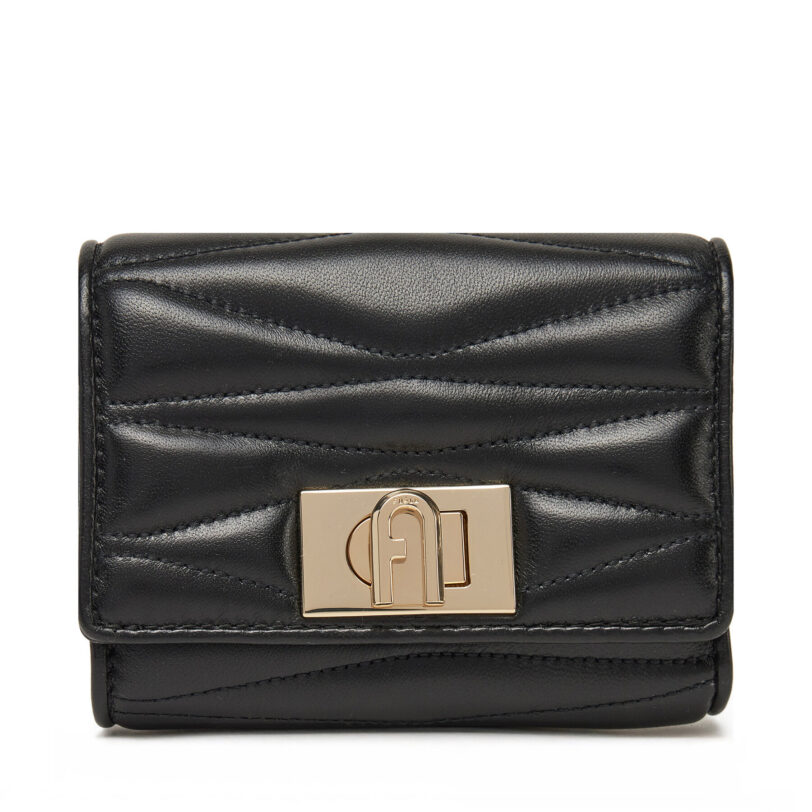 Голям дамски портфейл Furla 1927 M WP00225 BX3221 O6000 Черен цвят на ниска цена