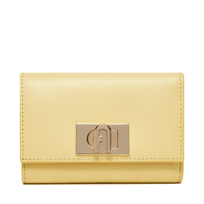 Голям дамски портфейл Furla 1927 WP00225 ARE000 3684S Жълт цвят на ниска цена