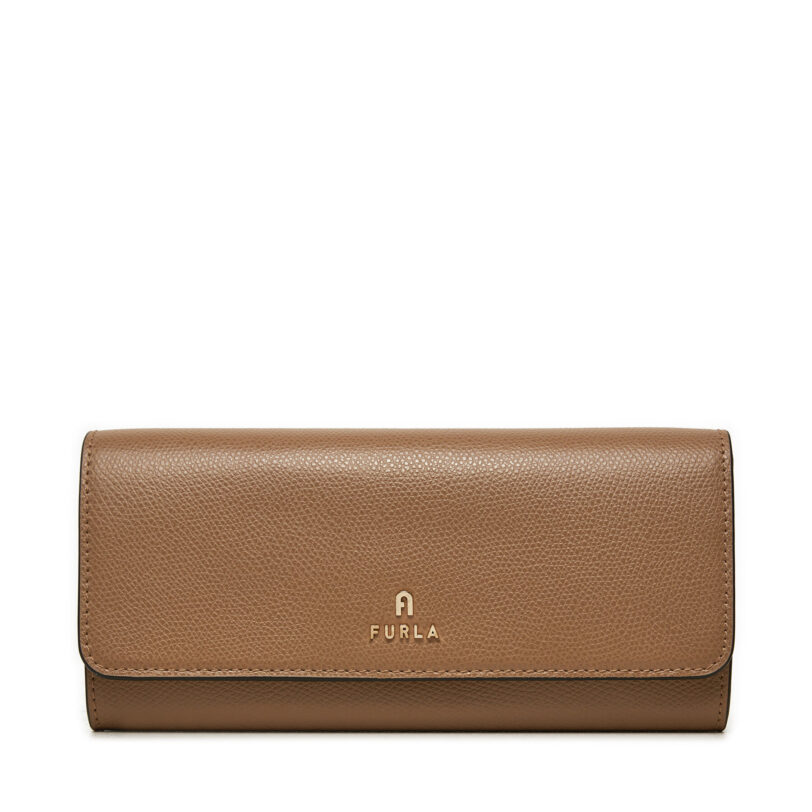 Голям дамски портфейл Furla Camelia WP00324 ARE000 3406S Бежов цвят на ниска цена