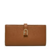 Голям дамски портфейл Furla Flow Continental Bifold WP00402-BX2045-RY000 Кафяв цвят на ниска цена