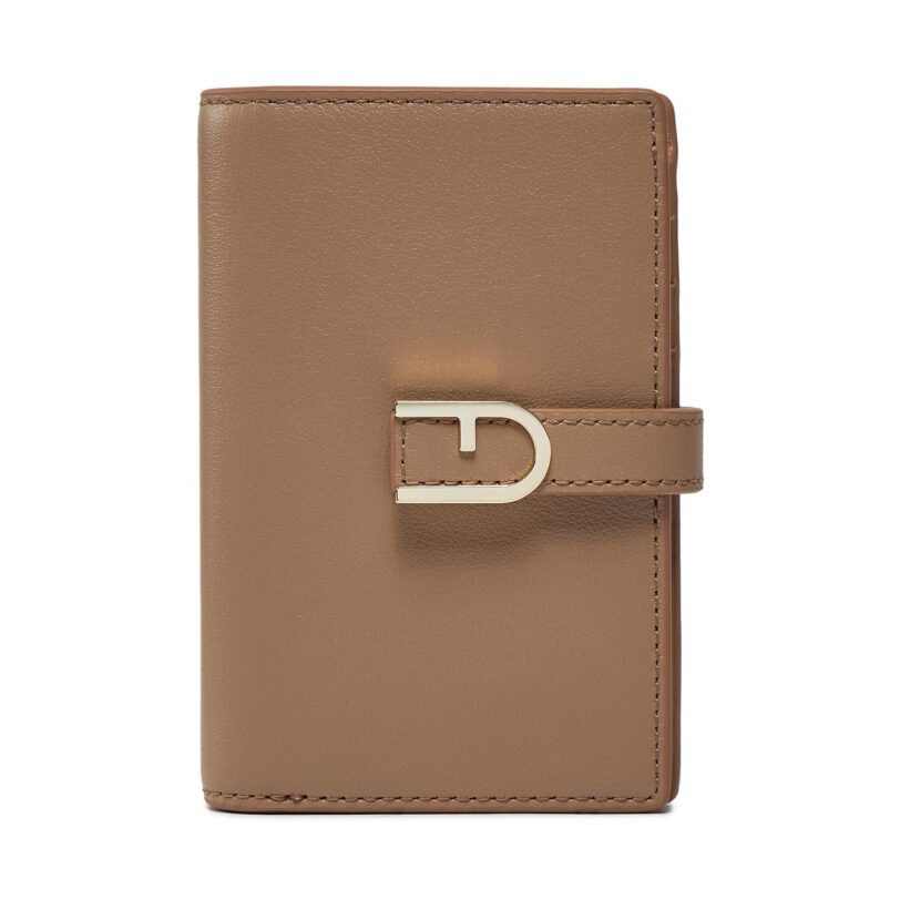 Голям дамски портфейл Furla Flow S Compact Wallet WP00401-BX2045-1257S-1007 Бежов цвят на ниска цена