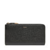 Голям дамски портфейл Furla Goccia L Zip Around WP00471 BX3036 KH O6000 Черен цвят на ниска цена