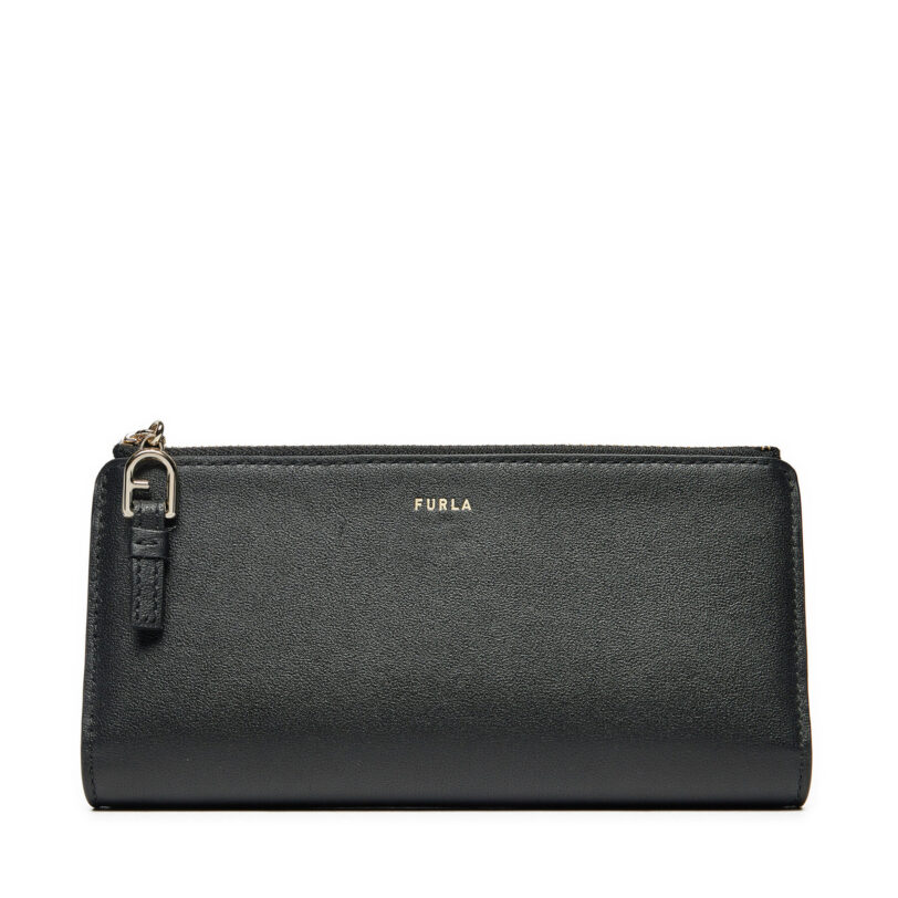 Голям дамски портфейл Furla Nuvola WP00457-BX2045-O6000-1-007-20-CN-P Черен цвят на ниска цена