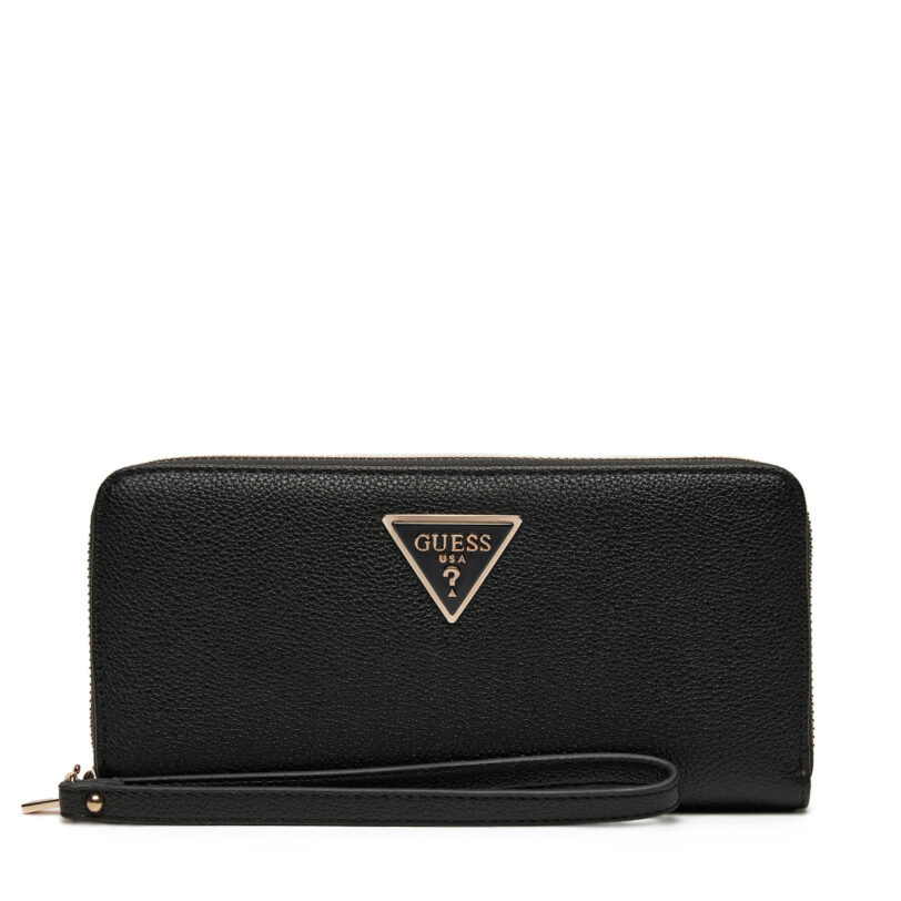 Голям дамски портфейл Guess 170469 Черен цвят на ниска цена