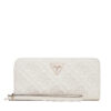 Голям дамски портфейл Guess Adelasia Slg SWQL96 58146 Екрю цвят на ниска цена
