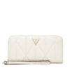Голям дамски портфейл Guess Aldina Slg SWGG96 63146 Бял цвят на ниска цена