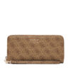 Голям дамски портфейл Guess Brenton Slg SWLG96 48146 Кафяв цвят на ниска цена