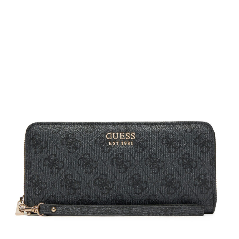 Голям дамски портфейл Guess Brenton Slg SWLG96 48146 Сив цвят на ниска цена