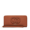 Голям дамски портфейл Guess Calebra Slg SWBG95 36146 Кафяв цвят на ниска цена