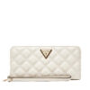 Голям дамски портфейл Guess Giully II Slg SWQG96 73146 Бял цвят на ниска цена