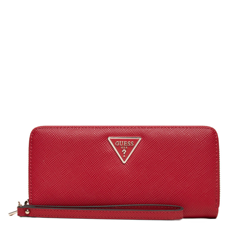Голям дамски портфейл Guess Laurel II Slg SWZG74 59146 Червен цвят на ниска цена