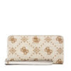 Голям дамски портфейл Guess Neda Slg SWCP96 54146 Бежов цвят на ниска цена