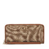 Голям дамски портфейл Guess Neda Slg SWJP96 54146 Бежов цвят на ниска цена