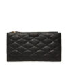 Голям дамски портфейл Guess RW1694 P4401 Черен цвят на ниска цена