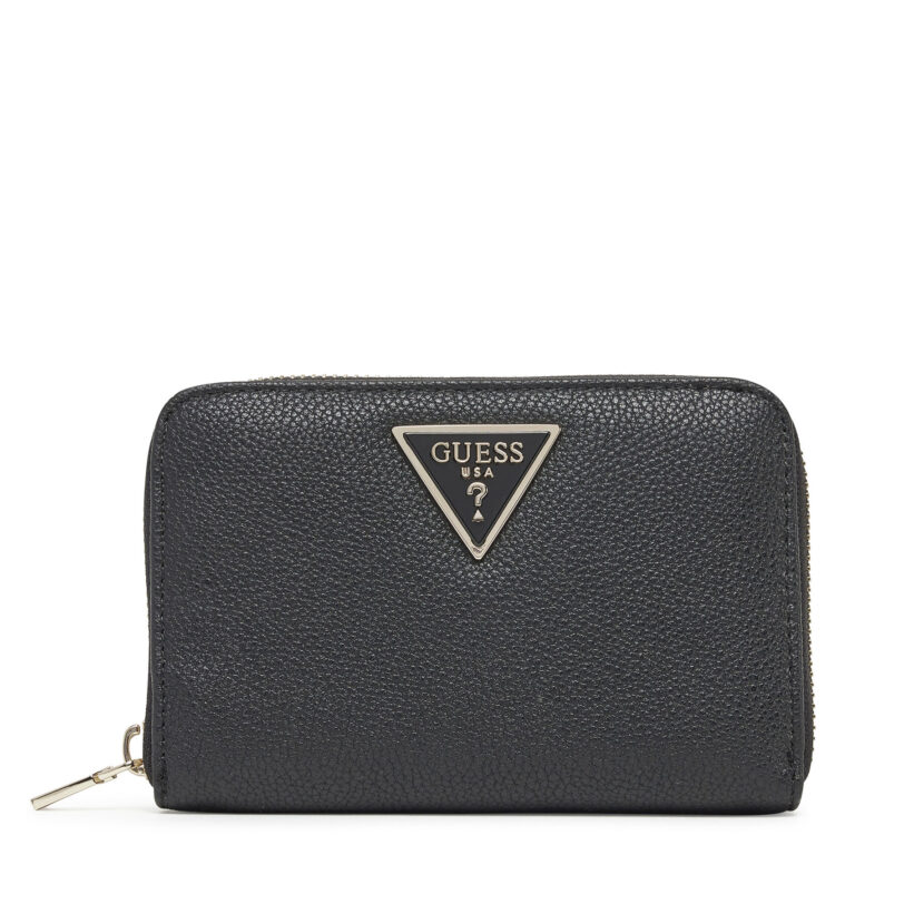 Голям дамски портфейл Guess SWBG8500140 Черен цвят на ниска цена