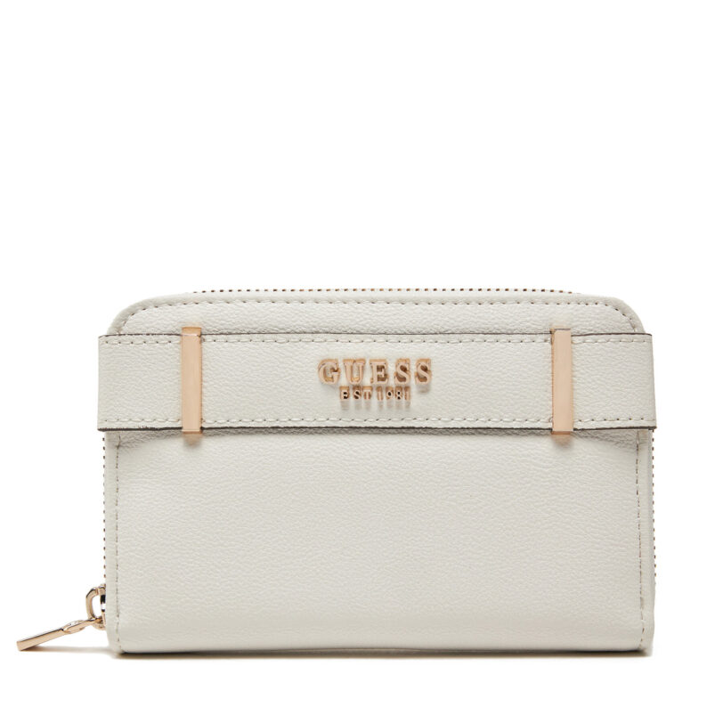 Голям дамски портфейл Guess SWBG96 33140 Бял цвят на ниска цена