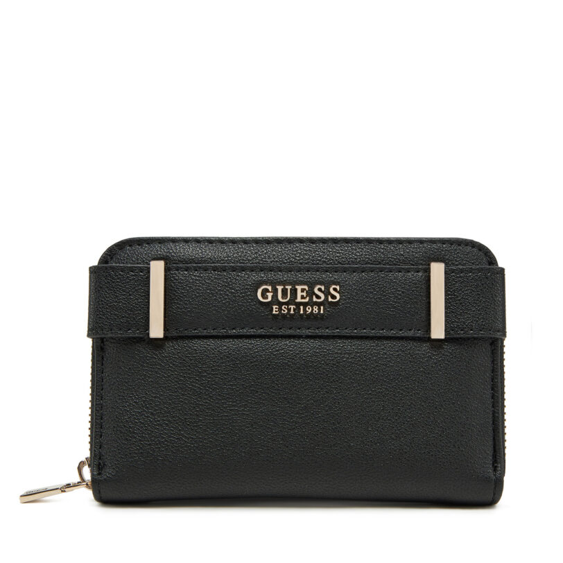 Голям дамски портфейл Guess SWBG96 33140 Черен цвят на ниска цена