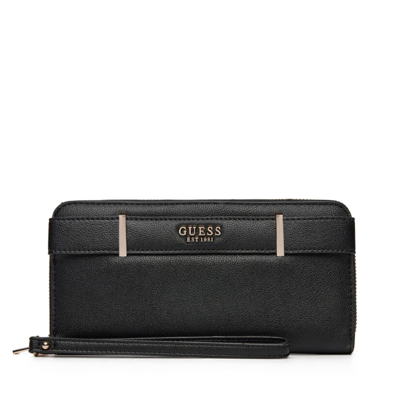 Голям дамски портфейл Guess SWBG96 33146 Черен цвят на ниска цена