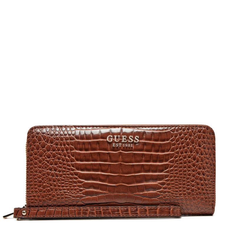 Голям дамски портфейл Guess SWCZ85 00146 Кафяв цвят на ниска цена