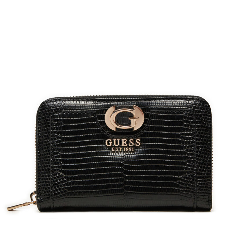 Голям дамски портфейл Guess SWKG95 31140 Черен цвят на ниска цена