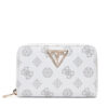 Голям дамски портфейл Guess SWPG85 00140 Бял цвят на ниска цена
