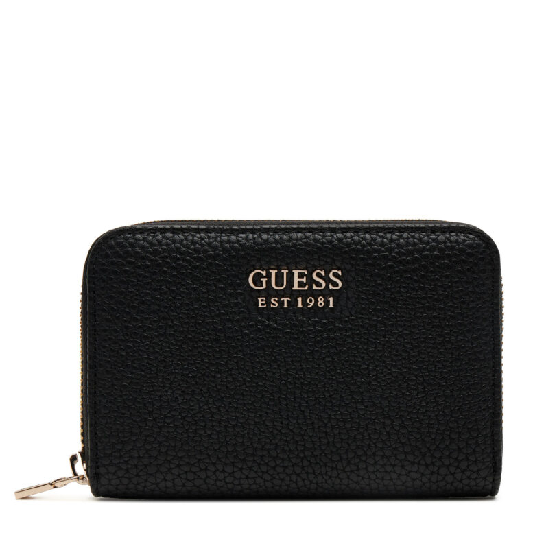 Голям дамски портфейл Guess SWPG96 48140 Черен цвят на ниска цена