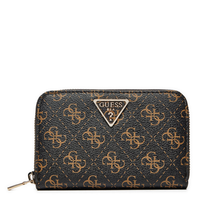 Голям дамски портфейл Guess SWQG95 10140 Кафяв цвят на ниска цена