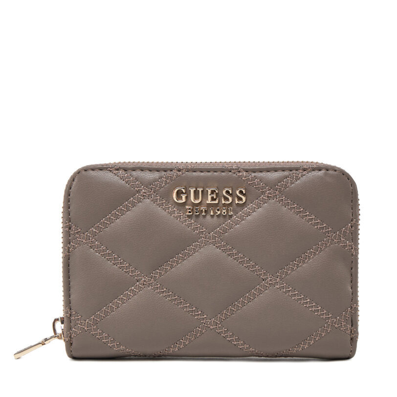 Голям дамски портфейл Guess SWQG96 32140 Кафяв цвят на ниска цена