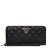 Голям дамски портфейл Guess SWQG96 73146 Черен цвят на ниска цена