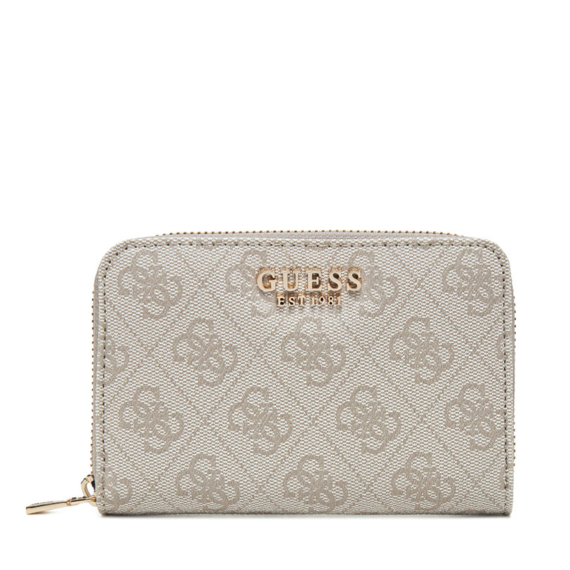 Голям дамски портфейл Guess SWSG96 29140 Екрю цвят на ниска цена
