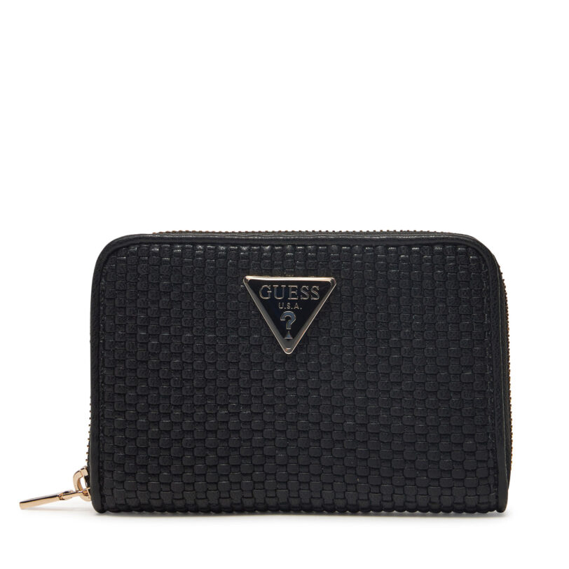 Голям дамски портфейл Guess SWWG96 38140 Черен цвят на ниска цена