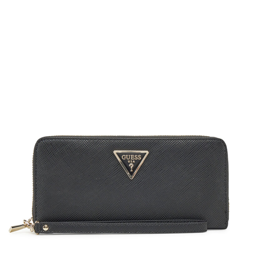 Голям дамски портфейл Guess SWZG85 00146 Черен цвят на ниска цена