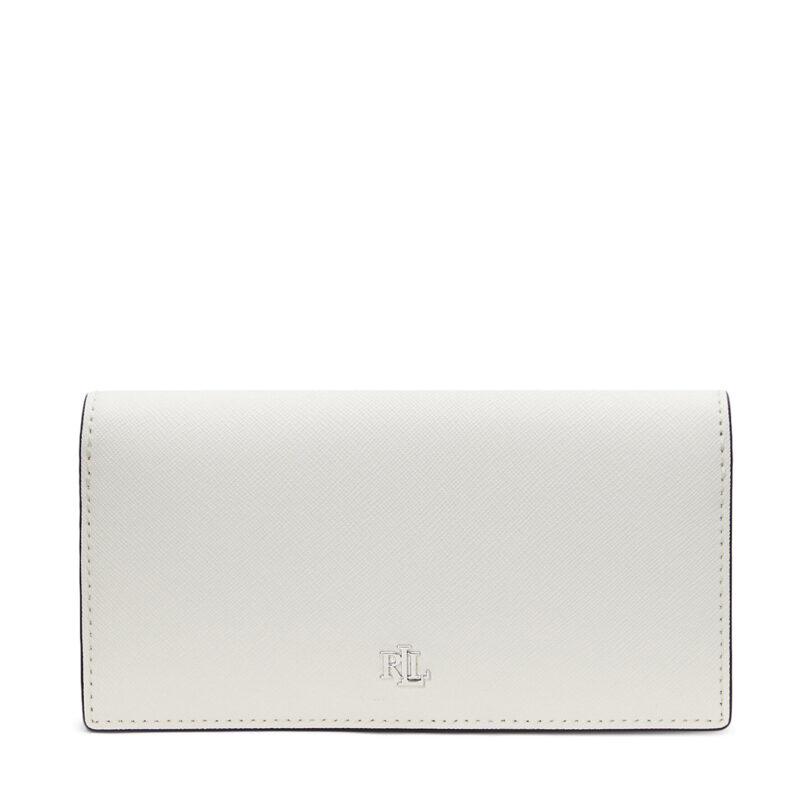 Голям дамски портфейл LAUREN RALPH LAUREN 432802917054 Бял цвят на ниска цена