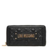 Голям дамски портфейл LOVE MOSCHINO JC5600PP1NLA0000 Черен цвят на ниска цена