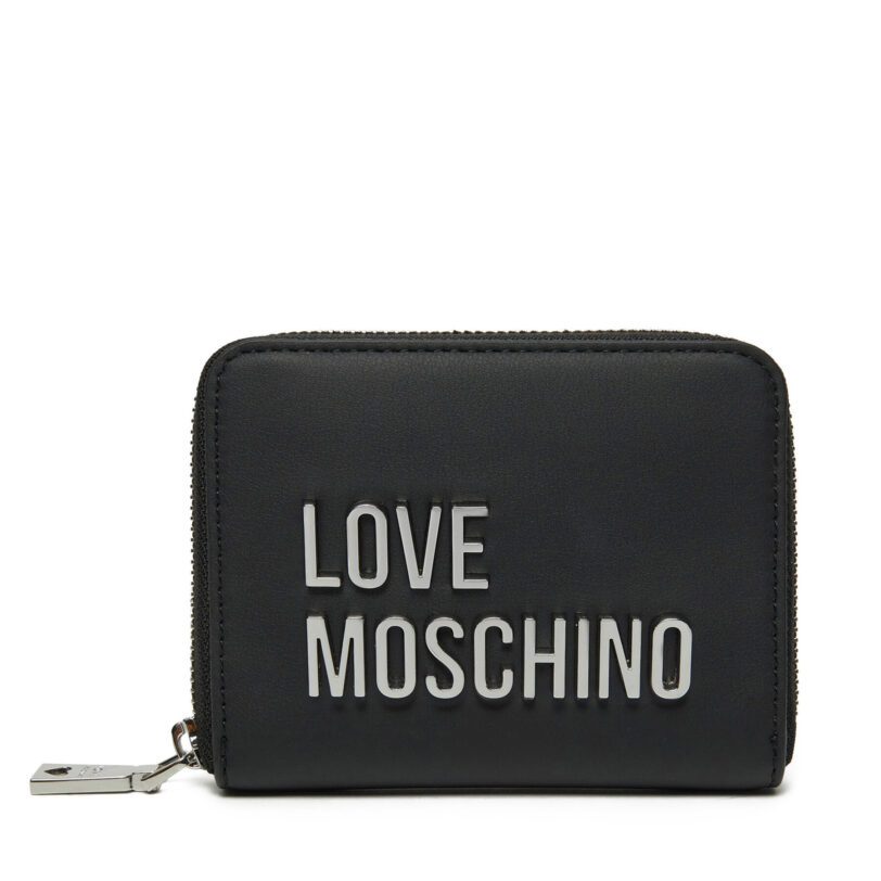 Голям дамски портфейл LOVE MOSCHINO JC5613PP1MKD000B Черен цвят на ниска цена