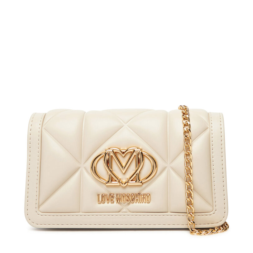 Голям дамски портфейл LOVE MOSCHINO JC5640PP1NLC0110 Бежов цвят на ниска цена