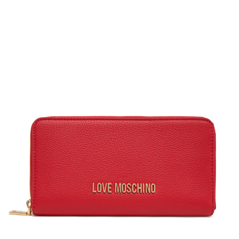 Голям дамски портфейл LOVE MOSCHINO JC5700PP1NLD0500 Червен цвят на ниска цена