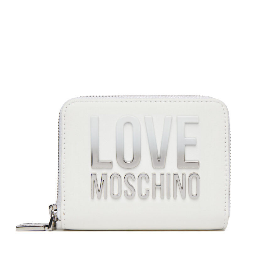 Голям дамски портфейл LOVE MOSCHINO JC5726PP0MKD0100 Бял цвят на ниска цена