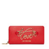 Голям дамски портфейл LOVE MOSCHINO JC5733PP0MKG0500 Червен цвят на ниска цена