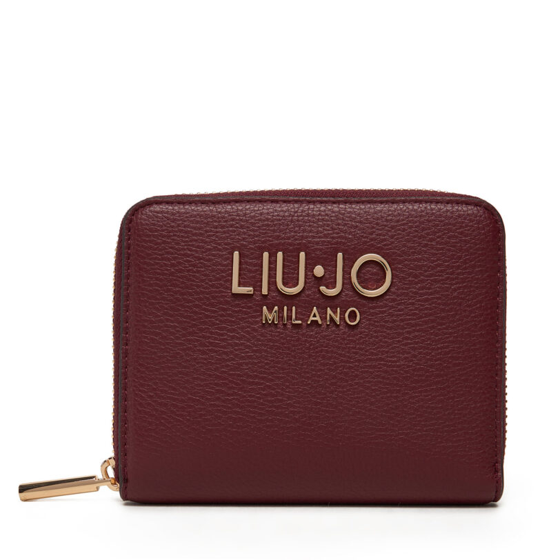 Голям дамски портфейл Liu Jo Ecs M Zip Around AF5156 E0058 Бордо цвят на ниска цена