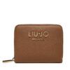 Голям дамски портфейл Liu Jo Ecs M Zip Around AF5156 E0058 Кафяв цвят на ниска цена