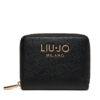 Голям дамски портфейл Liu Jo Ecs M Zip Around AF5156 E0058 Черен цвят на ниска цена