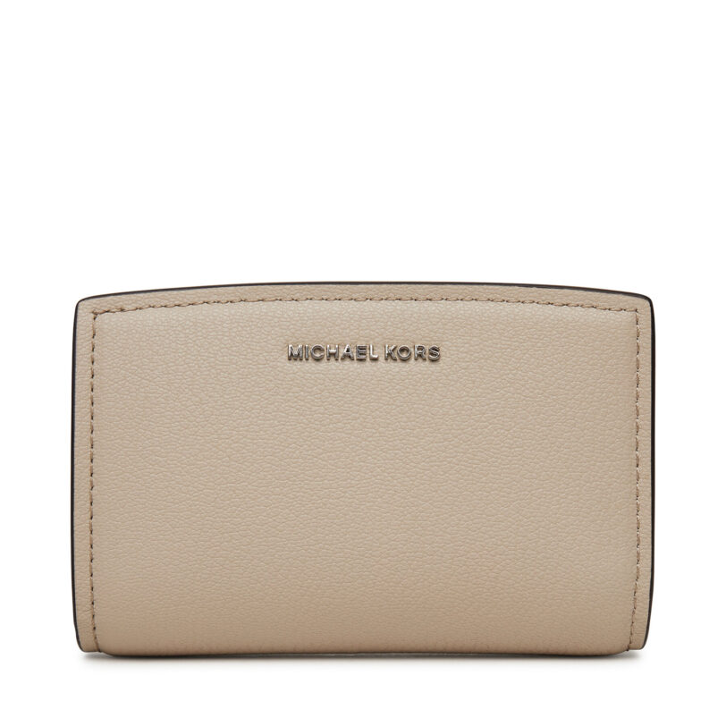 Голям дамски портфейл MICHAEL Michael Kors 32S5SYTZ2L Бежов цвят на ниска цена