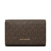 Голям дамски портфейл MICHAEL Michael Kors 32T5GJ6D9B Кафяв цвят на ниска цена