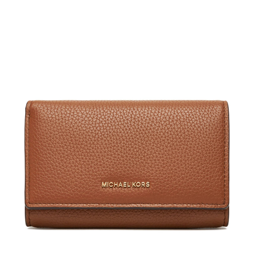 Голям дамски портфейл MICHAEL Michael Kors 32T5GJ6D9L Кафяв цвят на ниска цена