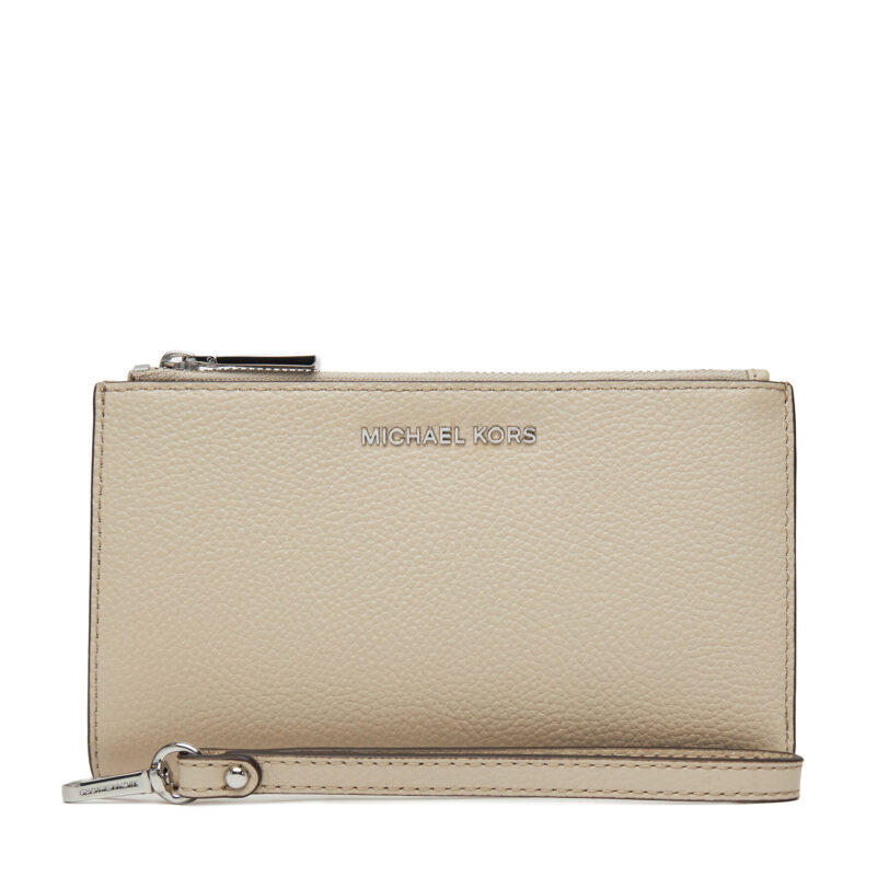 Голям дамски портфейл MICHAEL Michael Kors 32T7SAFW4L Бежов цвят на ниска цена