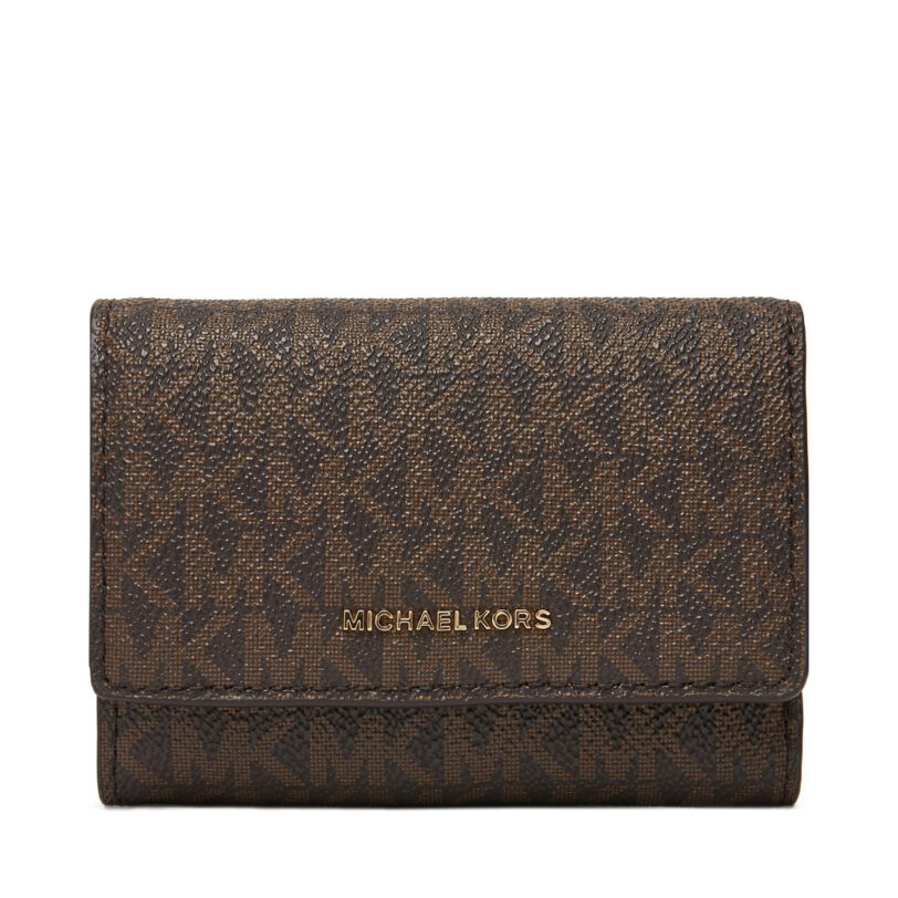 Голям дамски портфейл MICHAEL Michael Kors Bryant 32S5GYTP1B Кафяв цвят на ниска цена