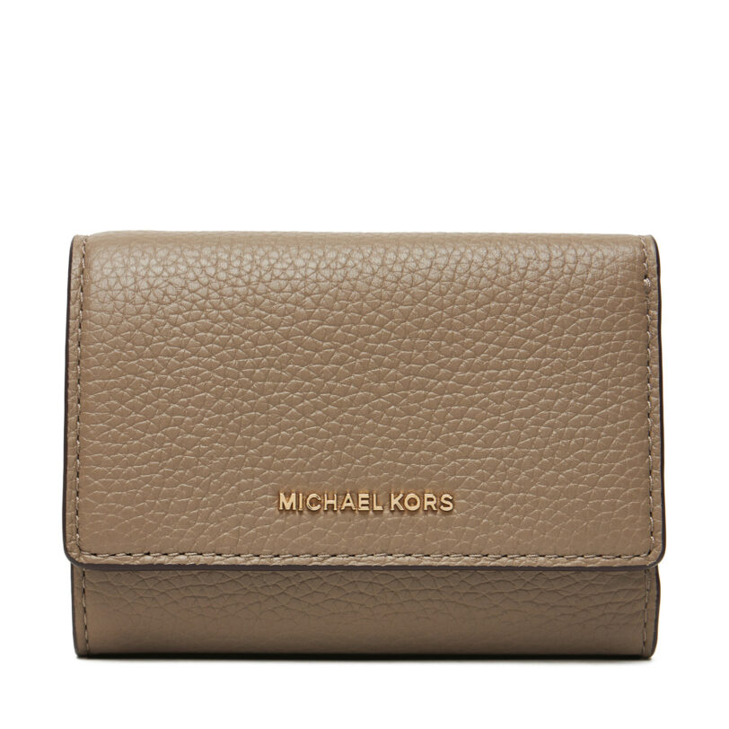 Голям дамски портфейл MICHAEL Michael Kors Bryant 32S5GYTP1L Бежов цвят на ниска цена