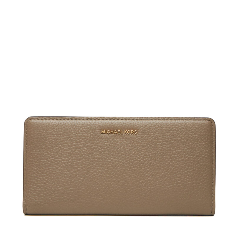 Голям дамски портфейл MICHAEL Michael Kors Bryant 32S5GYTP3L Бежов цвят на ниска цена