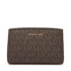Голям дамски портфейл MICHAEL Michael Kors Bryant 32S5GYTZ2B Кафяв цвят на ниска цена
